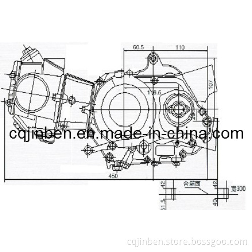 Motorcycle Engine70cc for Motocross/Pit Bike/Scooter/Go Kart/ATV